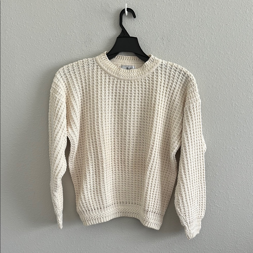 Jed medium Classic Cream knit Sweater